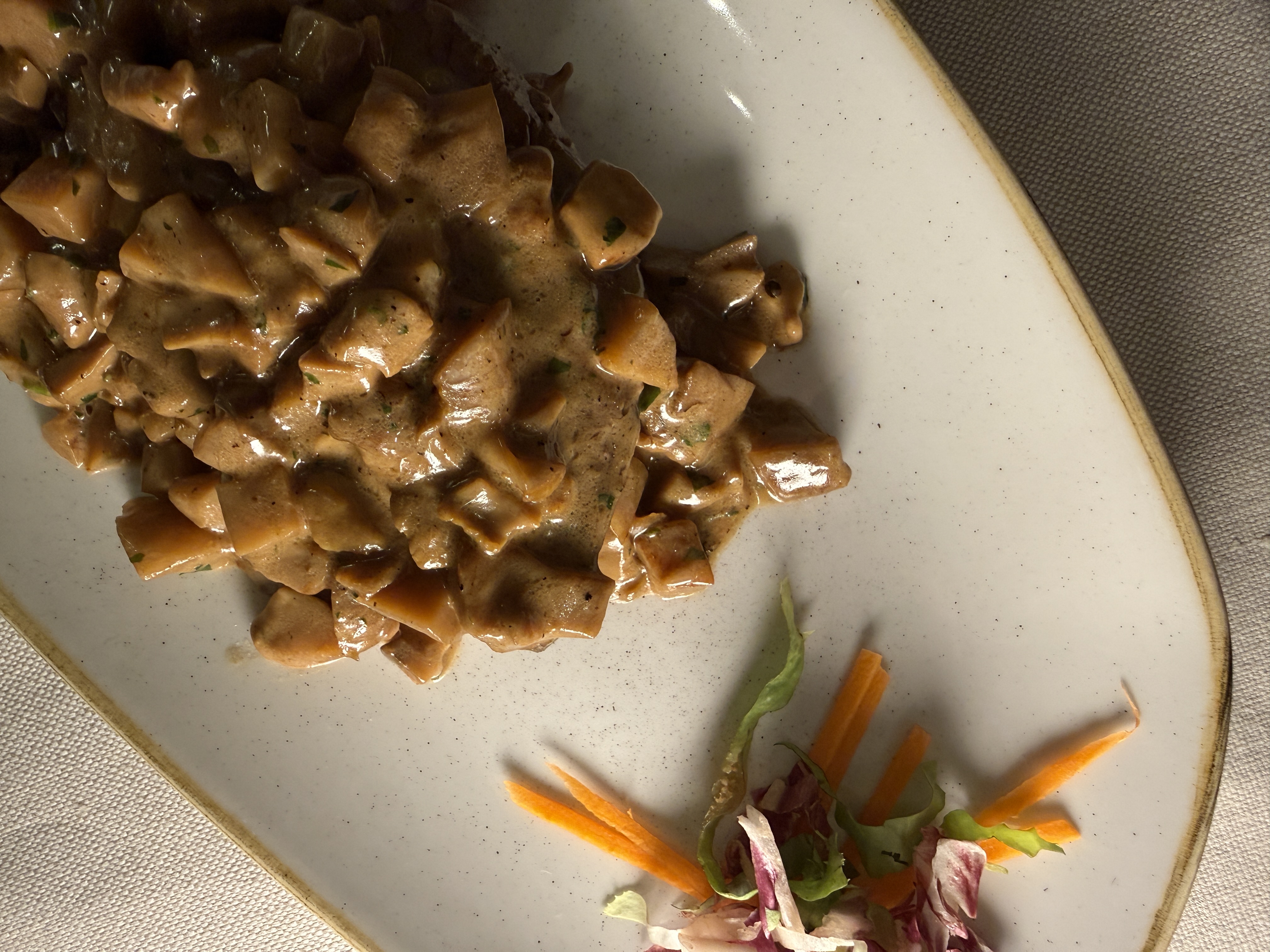 Filetto ai funghi della Trattoria La Spiga