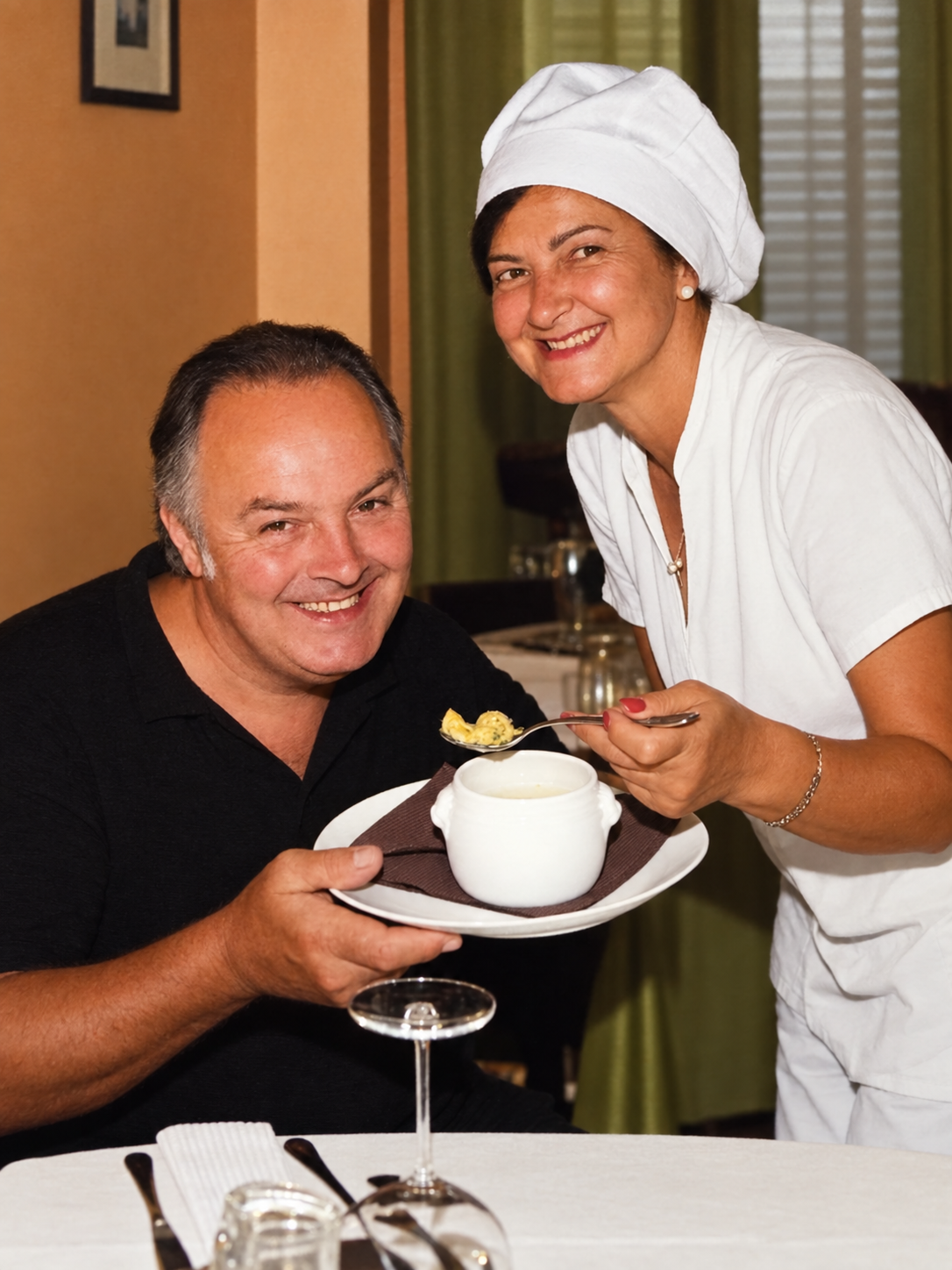 Chef Cinzia della Trattoria La Spiga