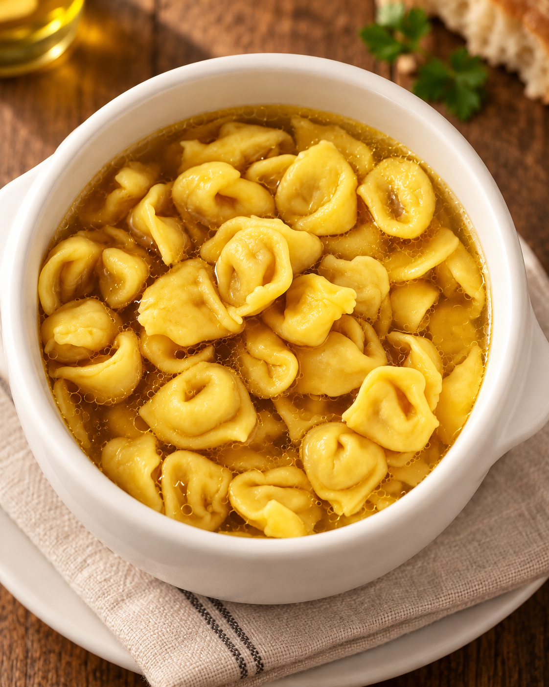 Tortellini della Trattoria La Spiga preparati secondo la tradizione